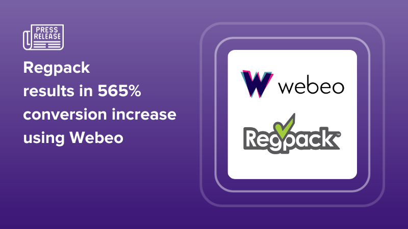 Regpack results in 565% conversion increase using Webeo